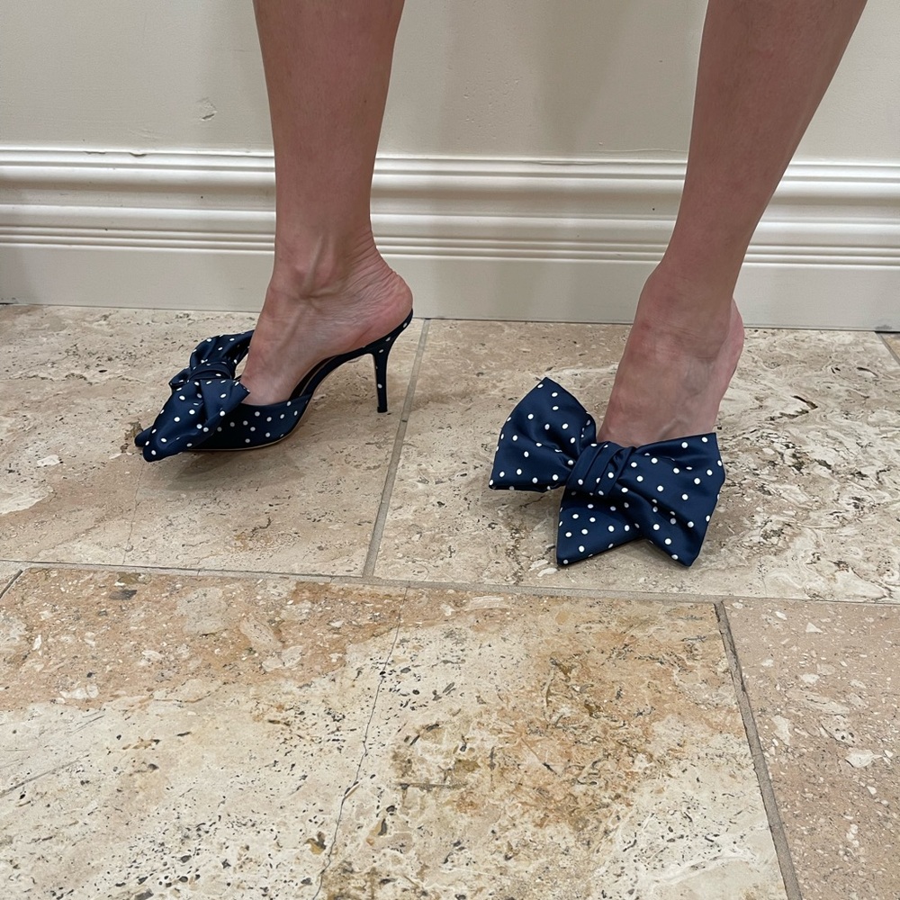 Magda Butrym Polka Dot Mules